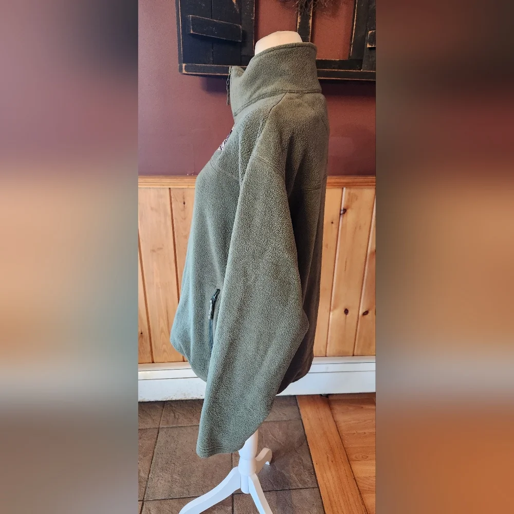 Men's Cabela's Fleece Green Size Large